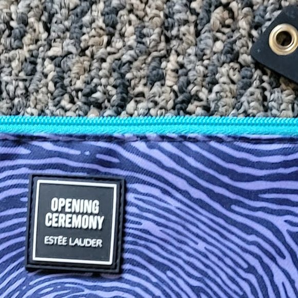 NWOT Estee Lauder Opening Ceremony Purple Cosmetic Bags - Picture 4 of 9